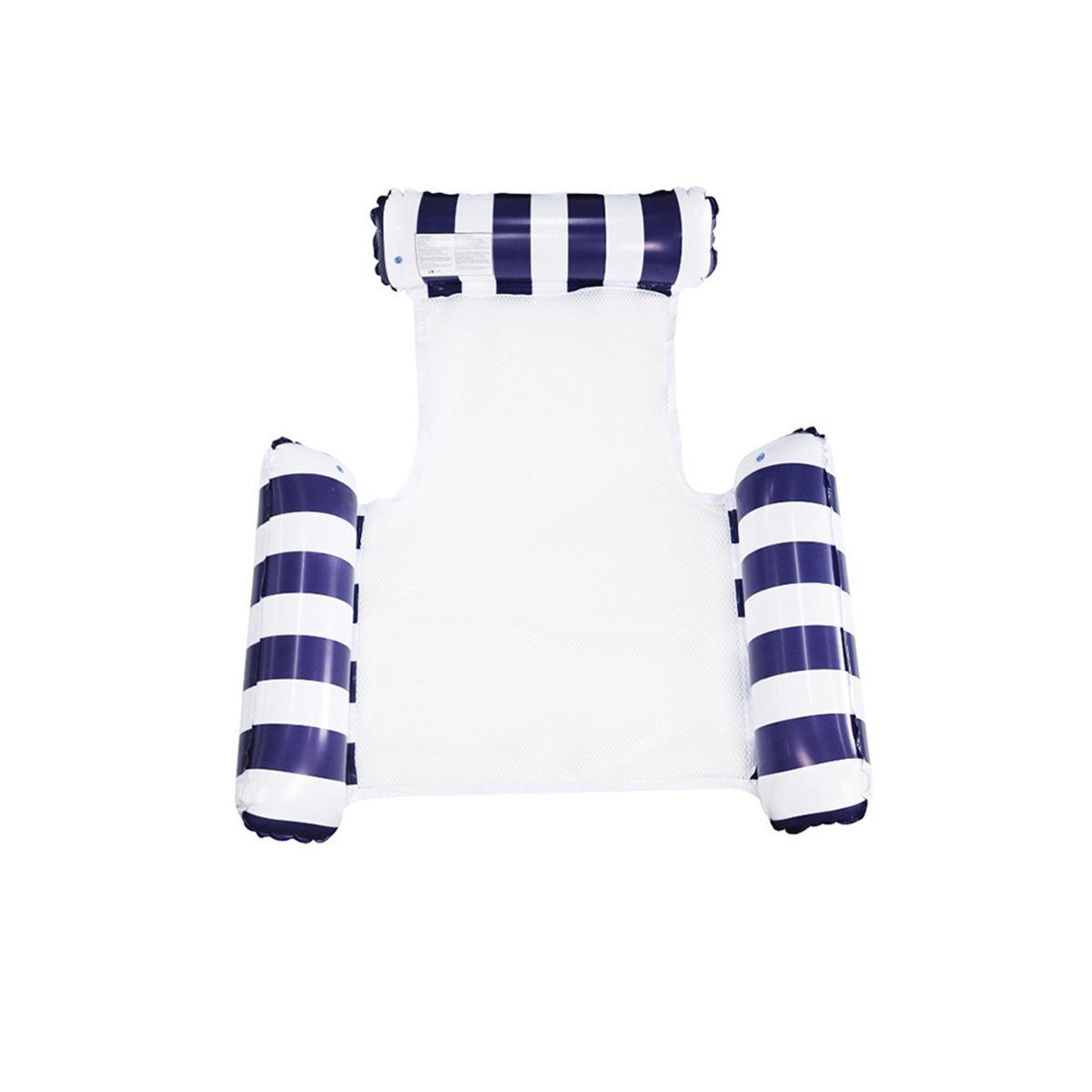 

Exclusive Three-Tube Inflatable Water Floating Bed for Adults - Thickened PVC, Foldable Design 120 x 100 cm