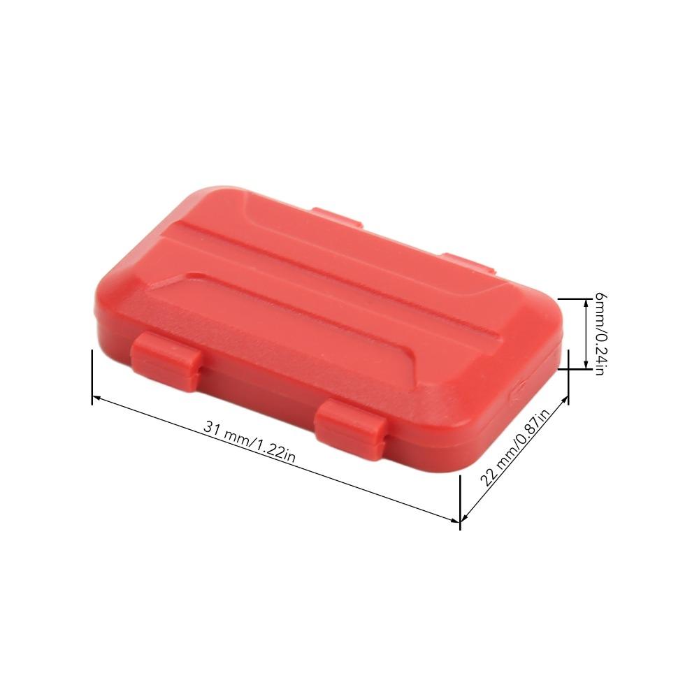 Lightweight Side Tool Box Hard Case Organizer for Axial SCX24 1/24 RC Car Hardware Tool Storage