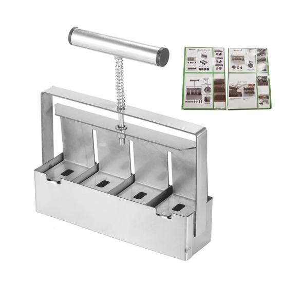 Zellen Erdblockmacher 4-Zellen/8-Zellen Aluminiumlegierung Erdblockform Manuelles Erdblockwerkzeug