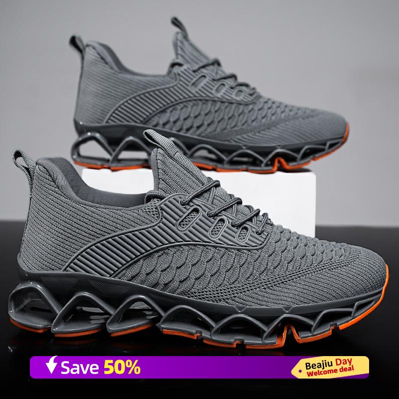 Men Sports Running Shoes Casual Marathon Breathable Lightweight Women s Comfortable Athletic Nonskid Walking Sneakers Youth 39 чёрный 4728₽