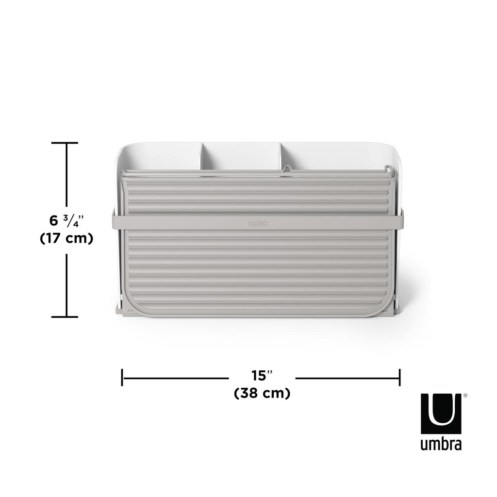 Umbra Sling Dish [Official] Rack, White/Grey