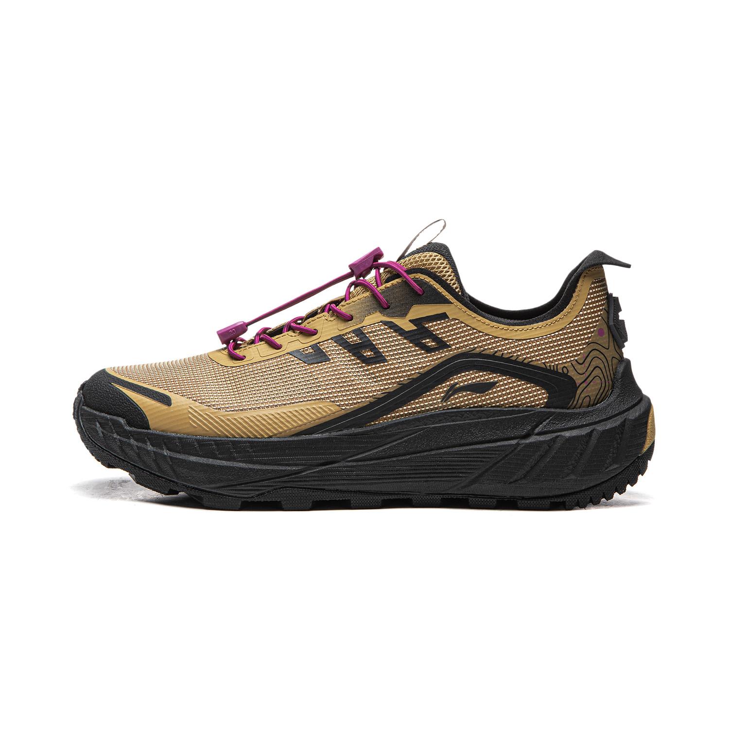 

Li Ning Chuo Ye V2 Cushioning Slip Resistant Abrasion Resistant Rebound Low top Trail Running Shoes Women s ARSW124-3 40