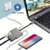 SUNROZ HDMI and VGA Adapter with Type-C Adapter Hub for USB-C To TV and Projector Cable for TV 4K (A486590)