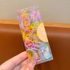 Children'S Colorful Disposable Rubber Band Candy Color Hair Band Cute Girl Baby High Elastic Rubber Band Hair Accessories