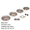 Motorcycle 415 Chain 17mm 14/15/16/17 Tooth Front Engine Sprocket With 415H Master Connector Link For Motorized Bicycle Moped