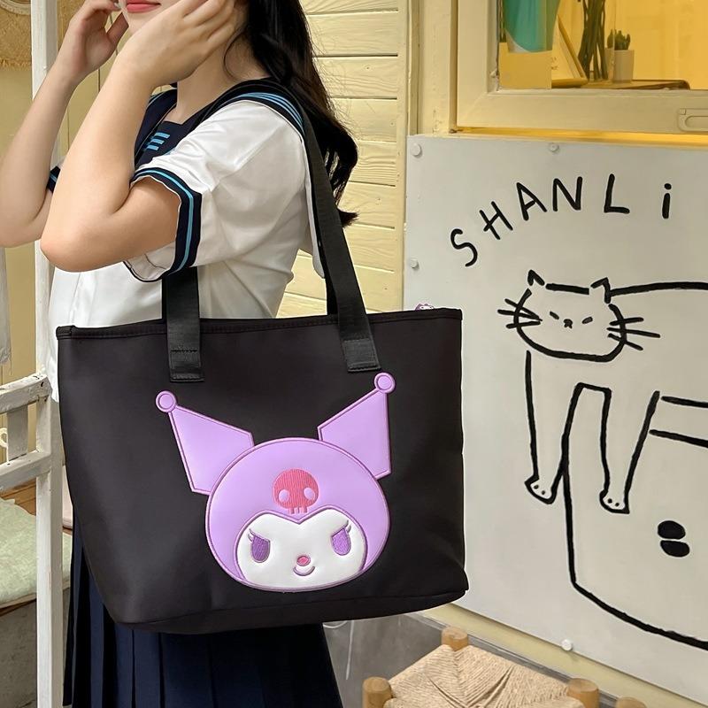 New Fashion Cartoon Large-capacity Commuter Tote Bag Cute and Sweet Girl Style Five-color Portable Shoulder Bag