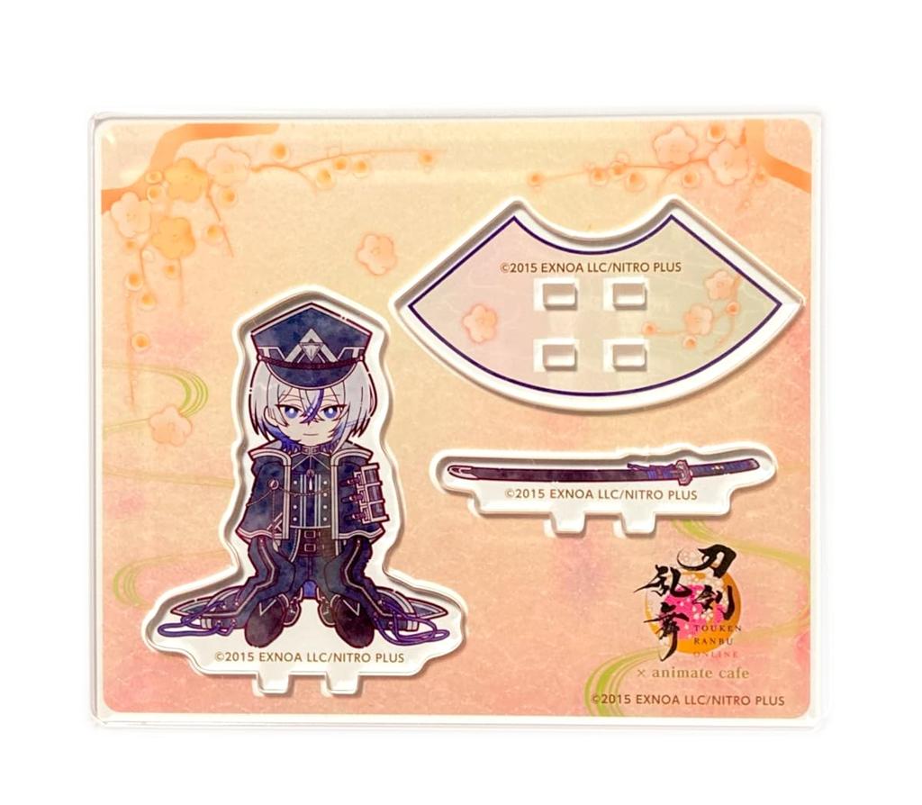 Touken Ranbu ONLINE" 10th Anniversary Part 3 × Animate Cafe Kneeling Mini Acrylic Stand Daikei Naotane