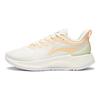 Li Ning Element Durable Breathable Low-Top Running Shoes Women Sneaker Beige Sand Orange ARHT006-7