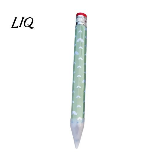 Unique Pencil Design Giant Pencil, Extra Large Writable with Colorful Romantic Desk Decor Pattern Printed, Oversized for School Office Supplies Heart