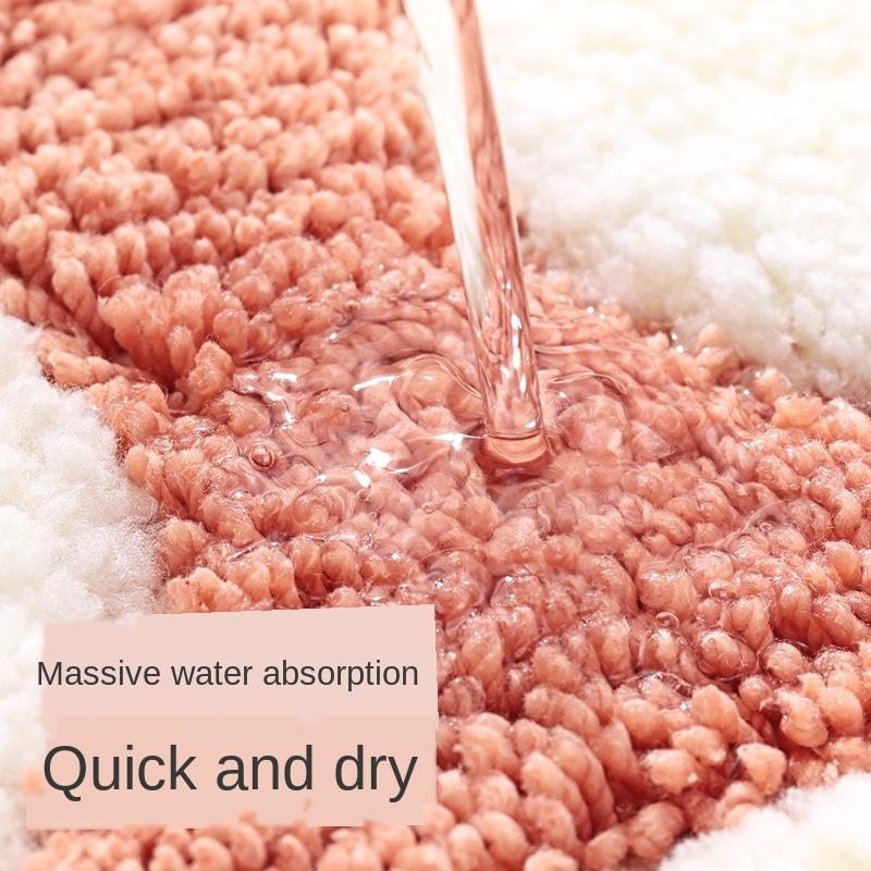 Alfombrilla de Baño con Forma de Pie de Dibujos Animados Alfombrilla Absorbente para Pies para Puerta de Baño Alfombra de Baño Antideslizante de Microfibra Lavable a Máquina Alfombra de Baño