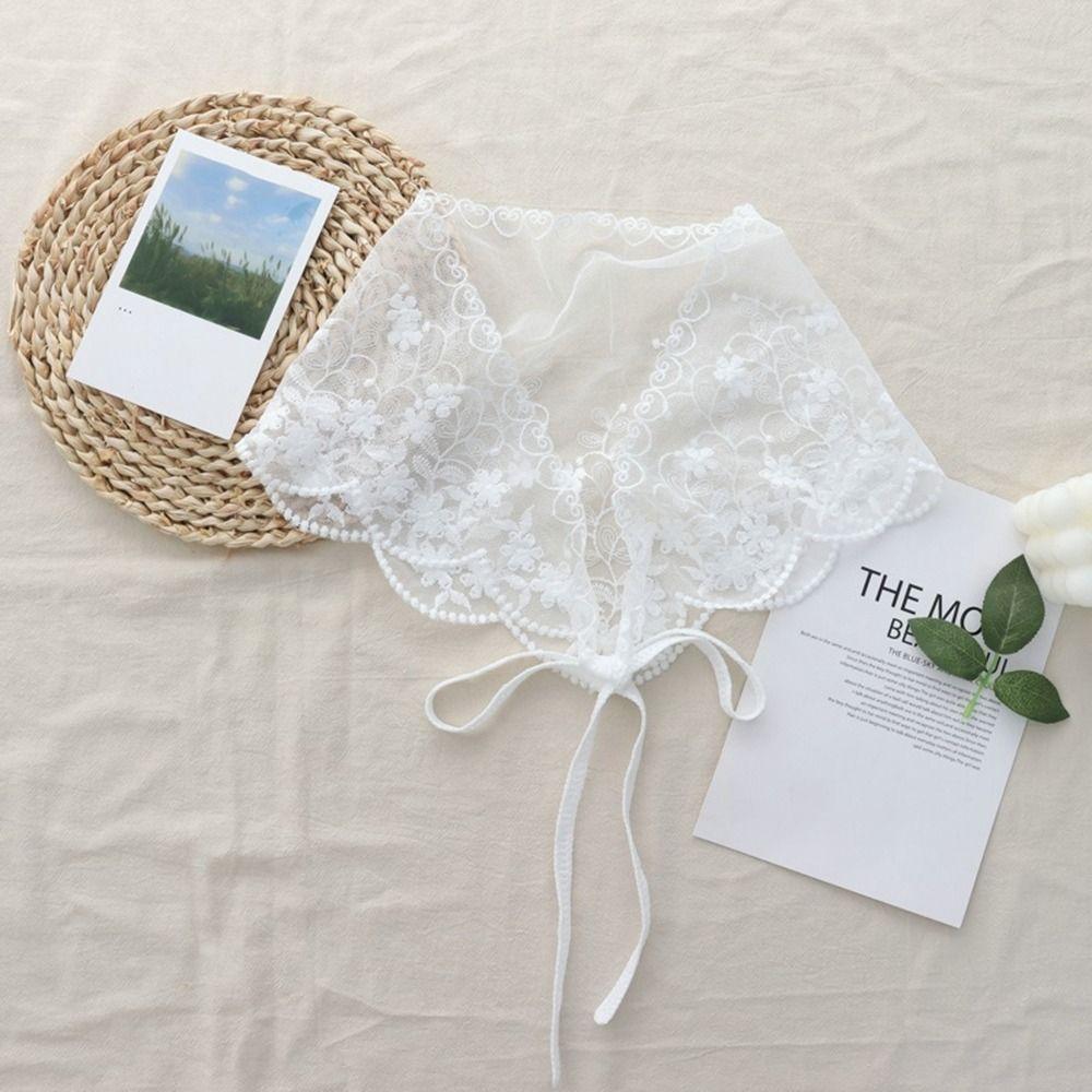 Lace Trim Triangle Short Skirt Soft Lace Butt Curtain Skirt New Waist Scarf For Women