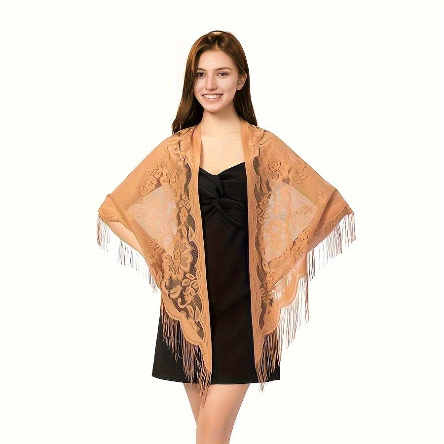 Thin Summer Sun Protection Triangular Scarf Shawl Scarf Silk Scarf Lace Women's Scarf