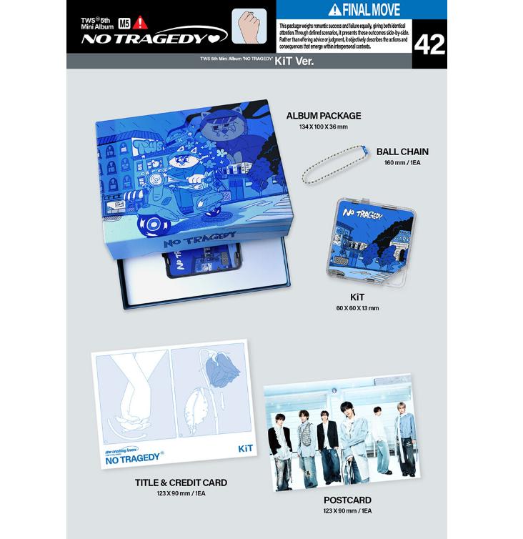 [pre-order] TWS Mini Album NO TRAGEDY KiT Version K-POP Album