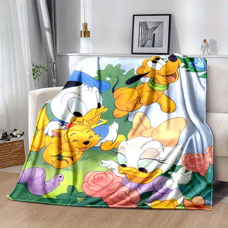 1pc, Pluto Donald Duck Daisy Duck Pluto Doggy Friends Blanket Home Decor, Couch Throw, Outdoor Blanket, Gift, Flannel Coverlet
