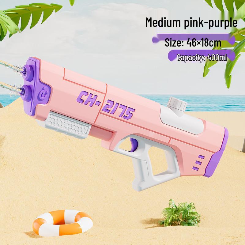 High-Capacity Double Spray Water Gun - Large Size Children s Toy for Water Fights