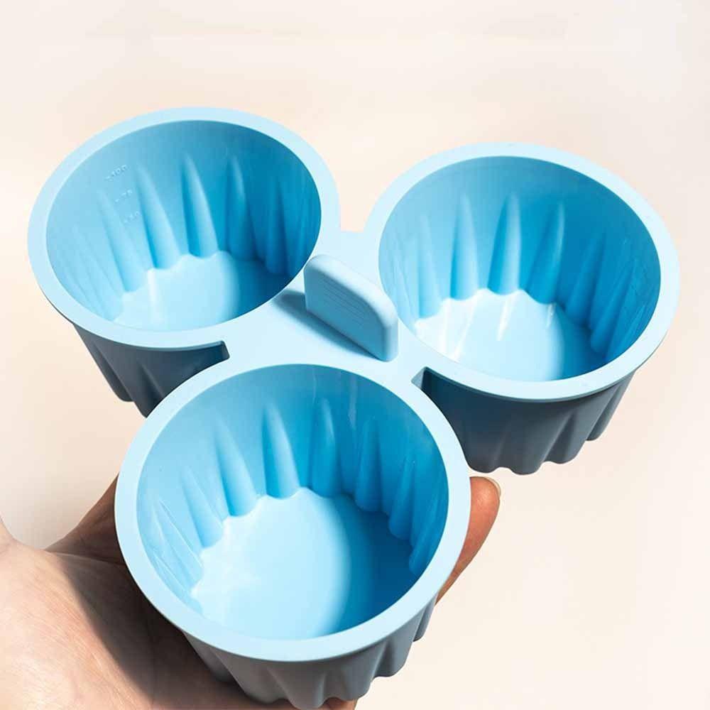 Silicone Steamed Egg Mold Reusable Design Silicone Muffin Pan Air Fryer Egg Mold  Baking Kitchen