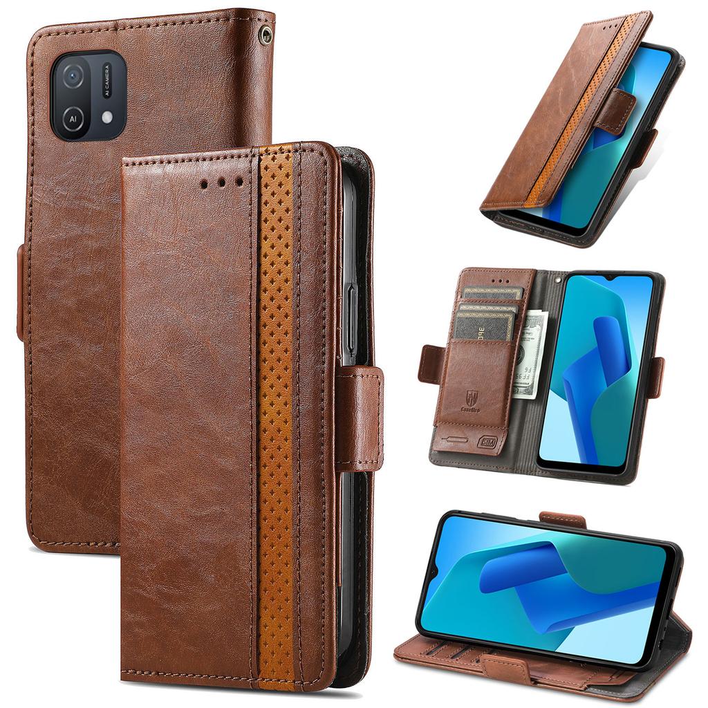 Multifunctional Magnetic Flip Cover Leather Case for Oppo series.Realme 6/10/11/C15/C35/Oppo A53/A38/A57/A58/Reno10...Where Fashion Meets Function