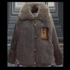Winter New Style Imitation Fox Fur Fur Fur Fur Coat Fur Fur Integrated Coat Female Sheep Skin Imitation Down Jacket Young Style