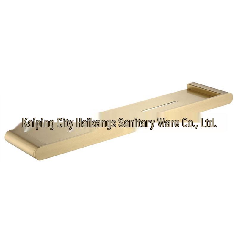 Juego de Baño de Acero Inoxidable 304 Dorado: Toallero, Barra de toallas, Portarrollos de papel higiénico, Estante y Escobilla para el inodoro.