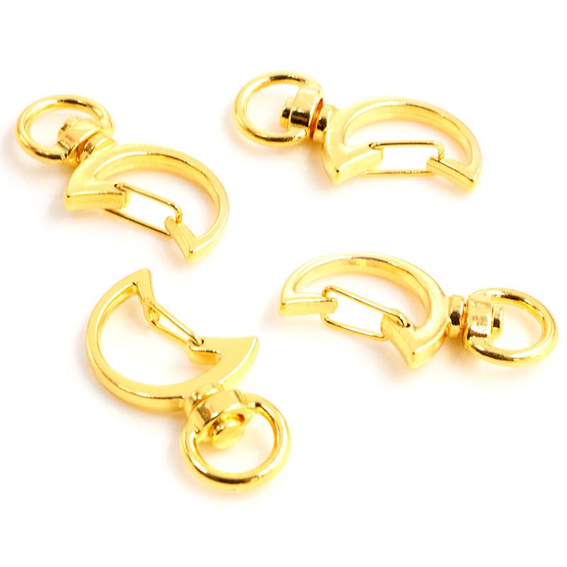 10pcs Cat Heart Snap Hook Trigger Clips Buckles For Keychain Lobster Lobster Clasp Hooks for Key Ring Clasp Jewelry Supplies