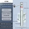 RV Side Crank Jack Stand with Brake & Guide Wheel for Marine Trailer Support