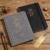 2027 Cross-border A5 Leather Efficiency Planner Notebook