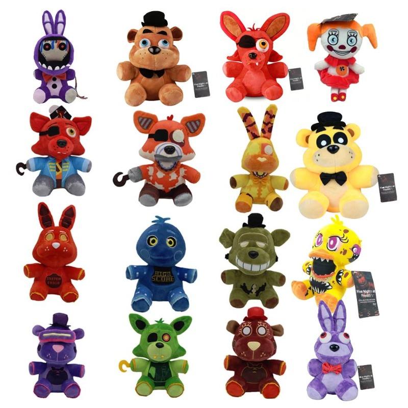 New 18CM FNAF Plush Toy Five Nights at Freddy's Stuffed Bear Rabbit Soft Game Toys for Kids Birthday Christmas Gift