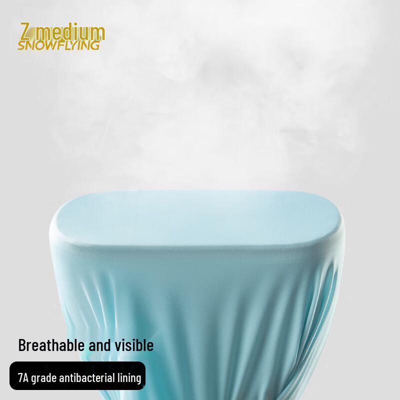 XueZhongFei Men's 7A Antibacterial Ice Silk Seamless Boxer Briefs 4-Pack