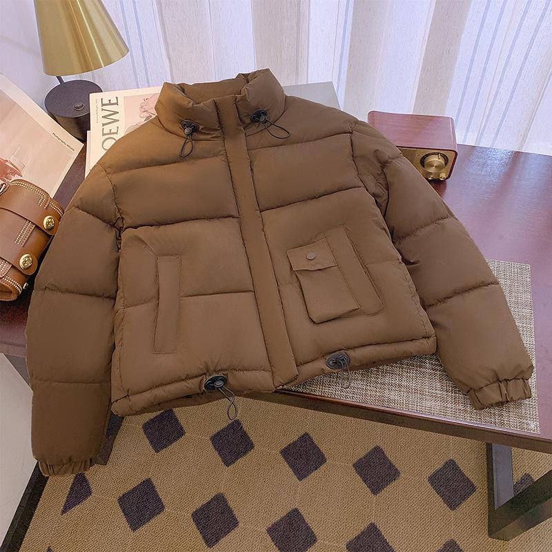 

Хлопковая куртка Женская Короткая Новинка Года Маленькая Корейская Версия Свободной Хлопковой Одежды Хлопковая Куртка Зима. 2XL