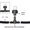 Agricultural Sprayer System New Irrigation 10Meters 10 Sprinklers Nozzles Water Sprayer Misting Fog Cooling Nozzle System Garden