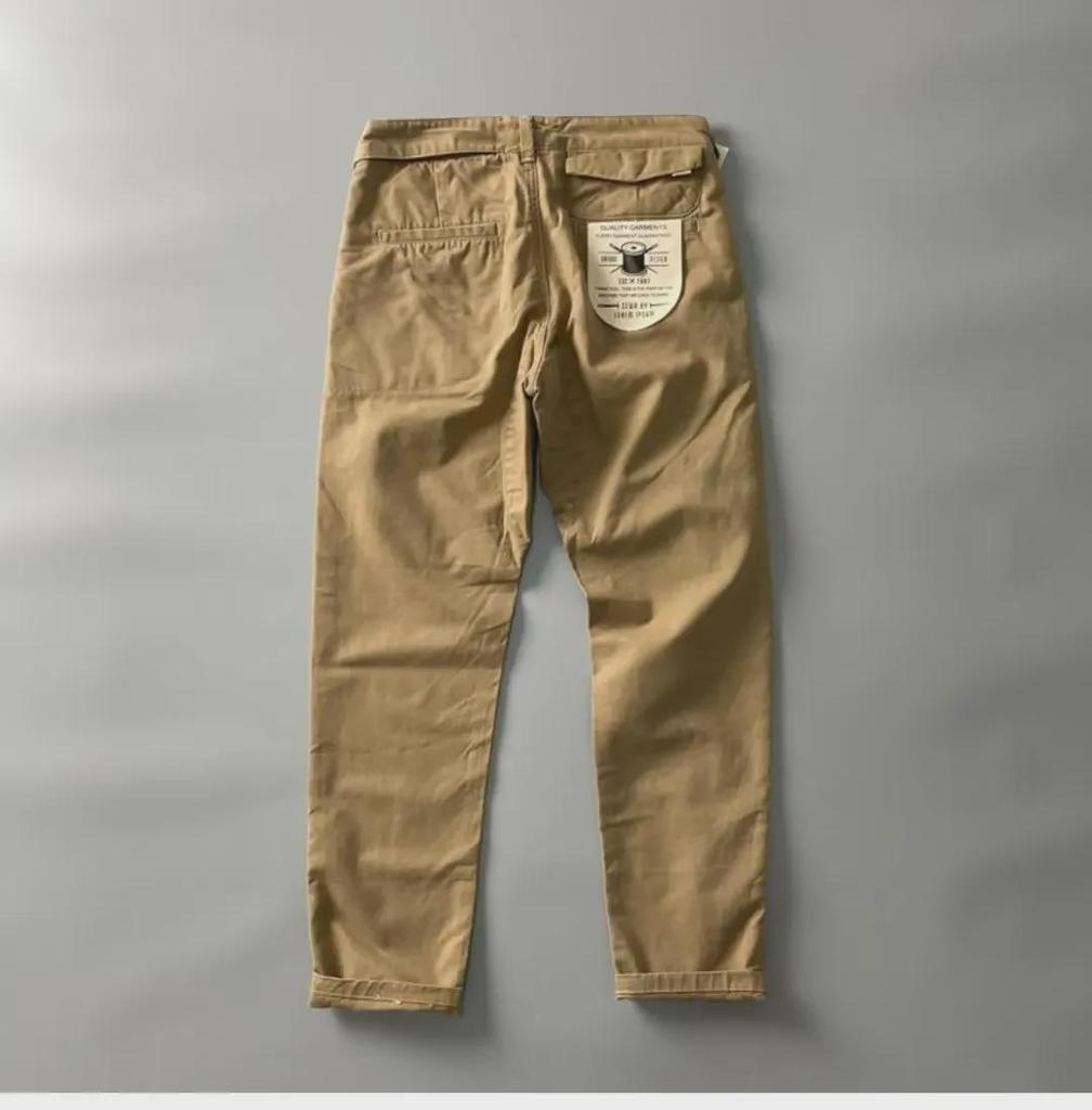 2024 Men's Retro Washed Street Style Durable Overalls - Breathable, Thick, and Slim-Fit Trousers