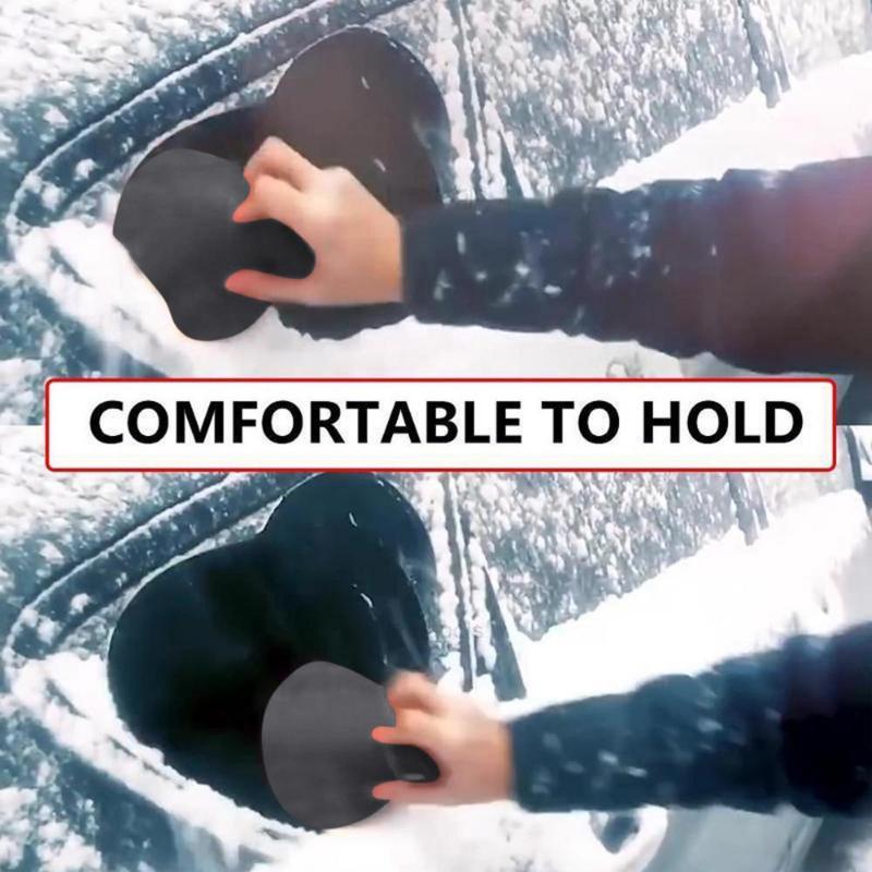 2025 New 1/2pcs Windshield snow remover Cone de-icing tool Snow remover Car snow scraper Ice scraper