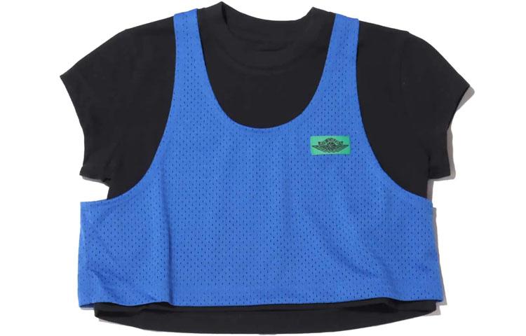 Jordan X Aleali May Layered Top Black/Blue DC2440-010 XS