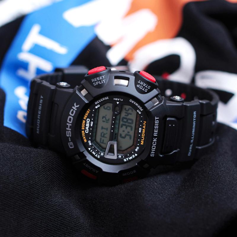 Casio Herren MASTER OF G-LAND Serie Schwarze Uhr G9000-1V G9000-1V