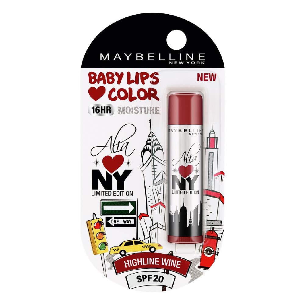 

Maybelline Baby Lips Alia Loves New York, Highline Wine, 4g