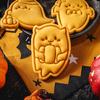 5Pcs Halloween Themed Cookie Cutter Set Halloween Biscuits Molds Set Eerie Specters Shape Biscuits Silicones Molds