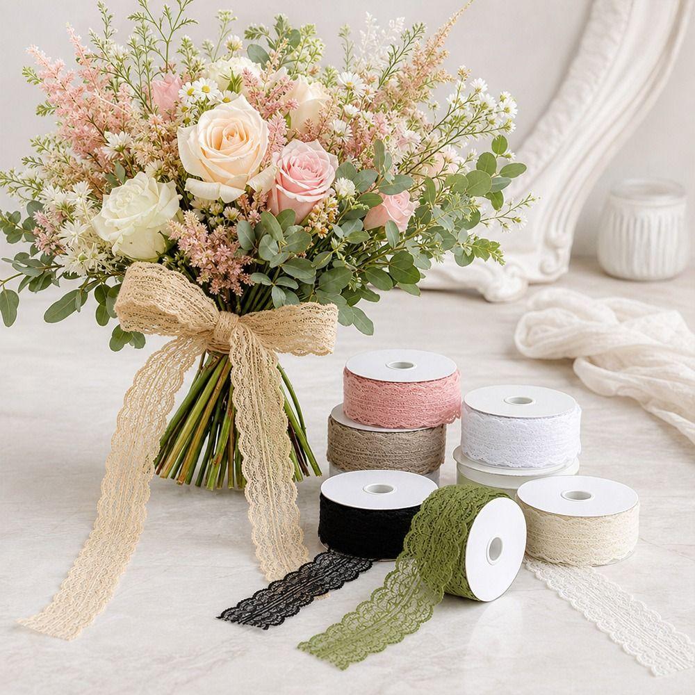 25 Yards Lace Ribbon 4.5cm DIY Decor Creative Gifts Packaging Material