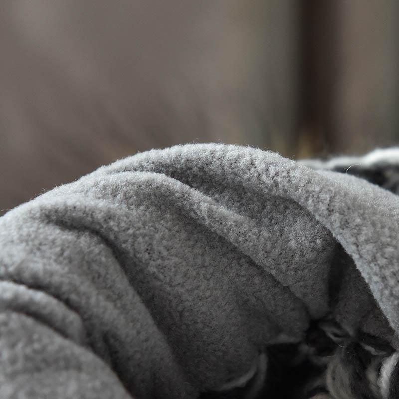 SOMALER Handmade Warm Winter Hats for Women Real Fox/Raccoon Fur Pompom Beanies Mix-color Caps