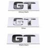 S Badge Letter Emblem Styling 3D ABS Rear Trunk Sticker Silver Black Red For Mercedes-Benz GT GTS GT63S GT43 GT50 GT53 GT63
