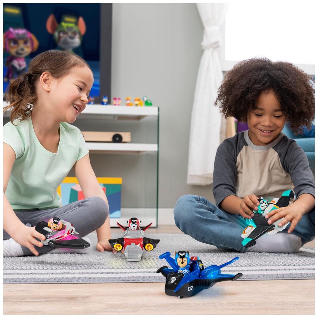Paw Patrol Jet to the Rescue Sky Deluxe Transforming Vehicle with Lights and Amazon Exclusive Sounds,