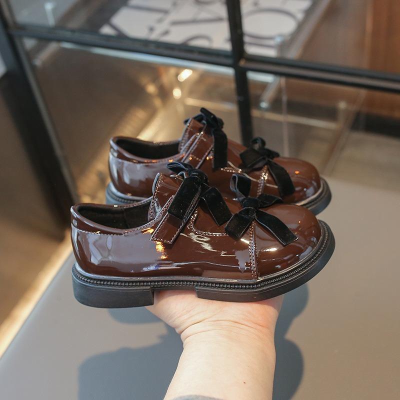 Sweet & Stylish Mary Jane Flats | Double Bowknot Patent Leather Shoes for Girls, Toddler Loafers & Casual Footwear