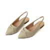 Women's Flat-soled Sandals Summer New Comfortable Versatile Pointed Large-size Sandals