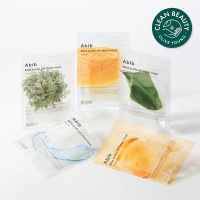 Avive Mildly Acidic pH Sheet Mask Fit 1 Sheet, Choose 1 Out of 5 Types