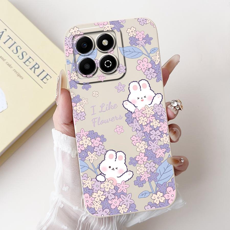 For Honor X6a Case WDY-LX1 Capa Cute Cartoon Soft Silicone Cover For HonorX6a X 6B X6 b Shell Matte Len Proective Phone Fundas