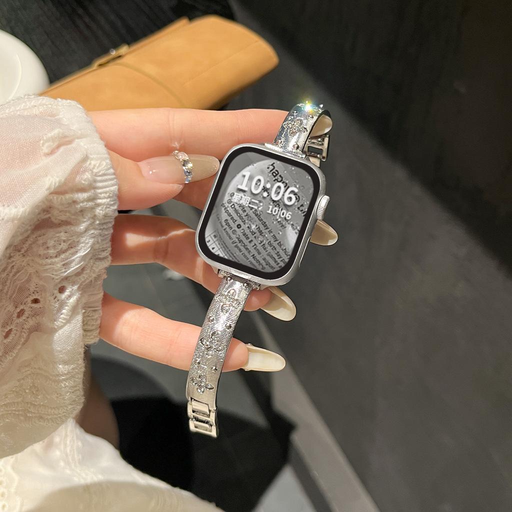 Strap for iWatch S10 S9 46mm 42mm 45mm 41mm 49mm 38mm Vintage Bracelet Apple Watch Series 10 9 8 7 6 5 SE Replacement Band Wristband