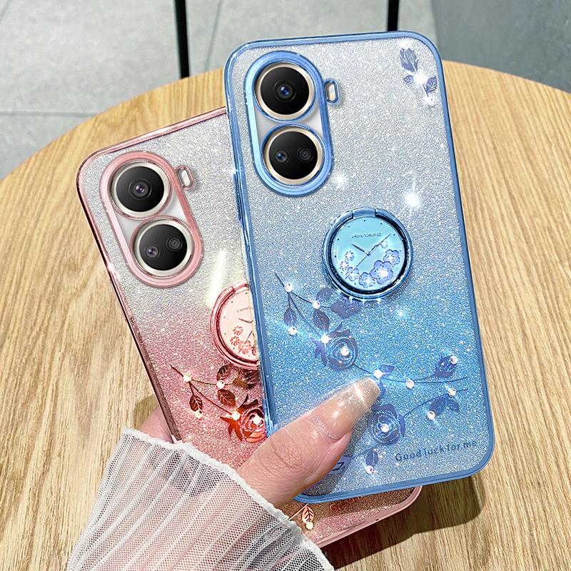 KADEM For Huawei Nova 10 SE 4G Case Gradient TPU Kickstand Phone Protective Cover