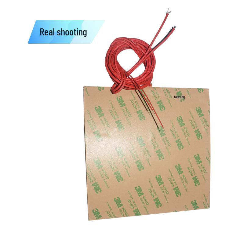 CNC 3D Printer Silicone Rubber 250x250mm Heating Plate
