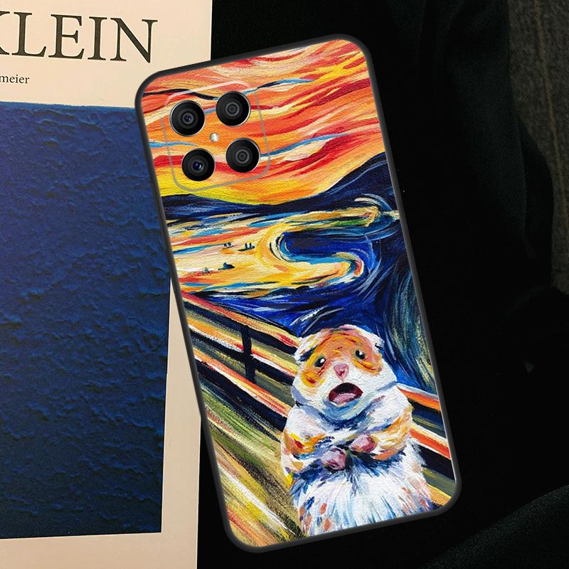 Hamster Art Case For Honor 200 Pro X9b X9a X8b X8a X8 X9 X9c 50 70 90 Lite Honor Magic 7 5 6 Pro Cover