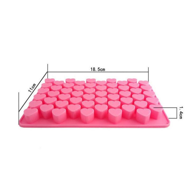 Mini Heart Mold Silicone Ice Cube Tray DIY Chocolate Fondant Mould 3D Pastry Jelly Cookies Baking Cake Decoration Tools