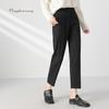 Raphenny Women's Simple Skinny Suit Pants